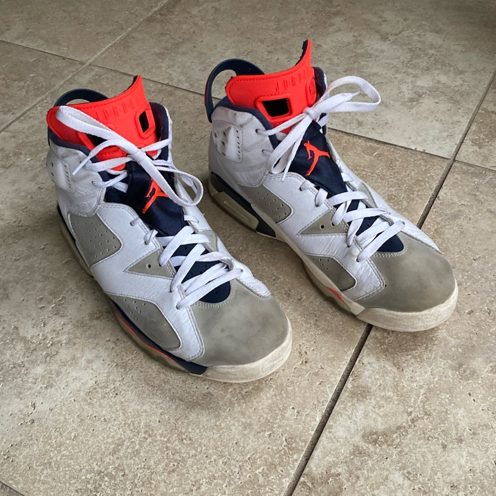 Nike Air Jordan VI 6 RETRO TINKER White Infrared Men's Shoes